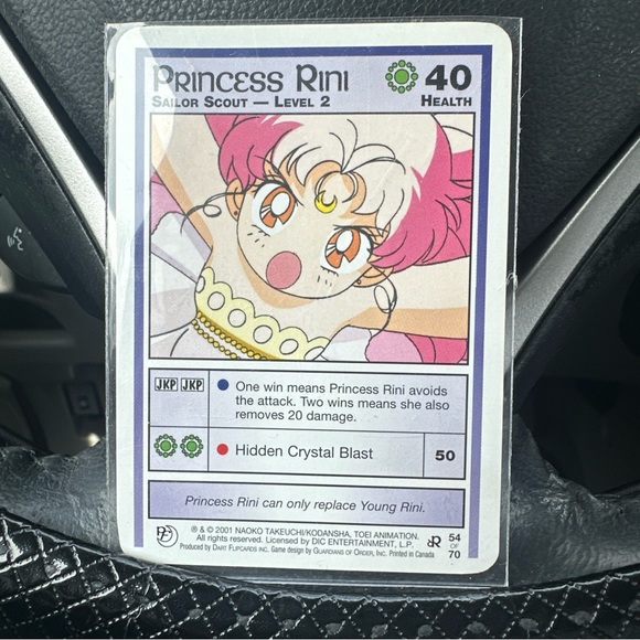 Princess Rini Sailor Scout Card - Picture 3 of 5